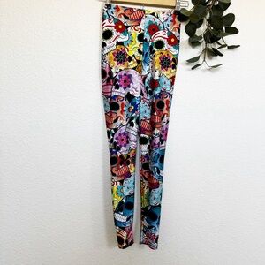 BlackMilk - Day of The Dead Leggings Size XS